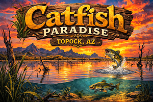 Catfish Paradise Topock AZ - Graphic design