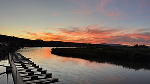 Sunset at the Topock Marina - 2