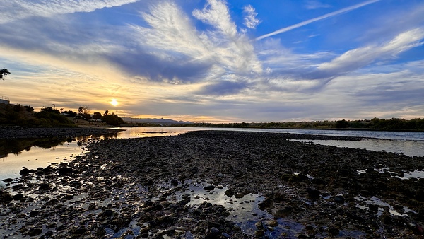 Sunrise on the Colorado 2 by Leslie Affeldt Photography