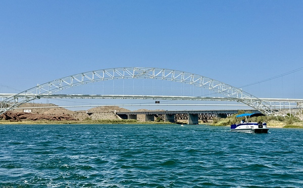 The Topock Bridge -2 by Leslie Affeldt Photography
