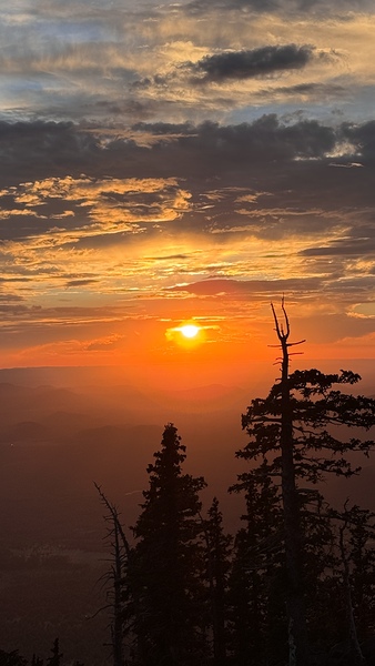 Sunset at Snowbowl -3 by Leslie Affeldt Photography