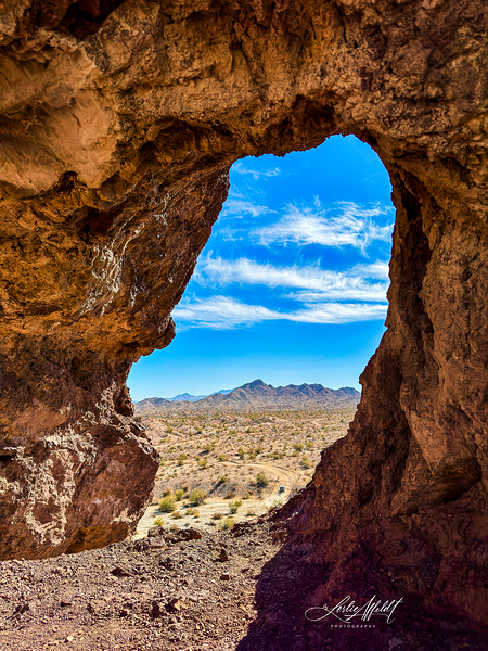Eye of the Needle Mohave Desert by Leslie Affeldt Photography