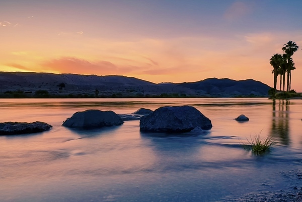“Flow” Colorado River Sunset by Leslie Affeldt Photography