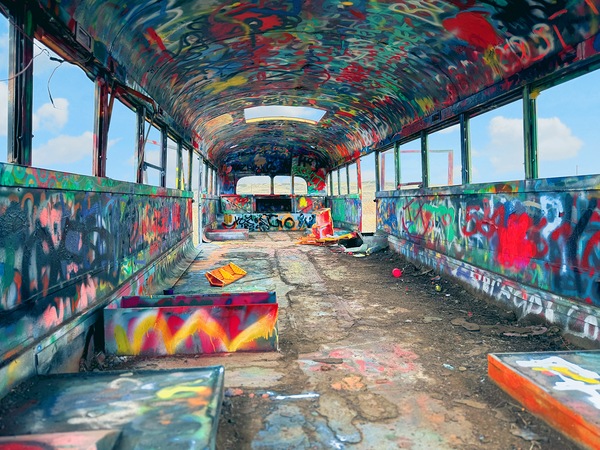 Magical Mystery Bus -4 by Leslie Affeldt Photography