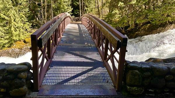 Bridge over Deception Falls by Leslie Affeldt Photography