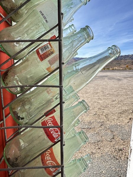 Desert Coke Bottles Print