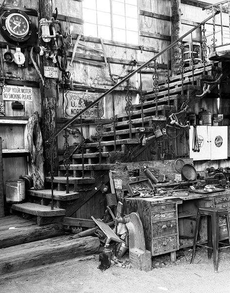 Stairway to yesteryear Print