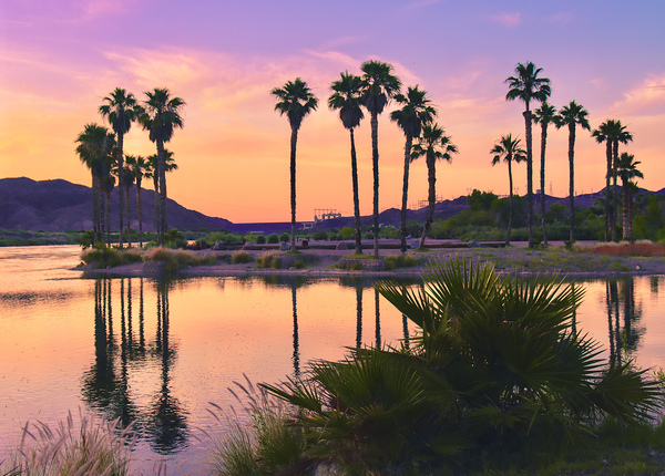 Sunset at Davis Camp -1 by Leslie Affeldt Photography
