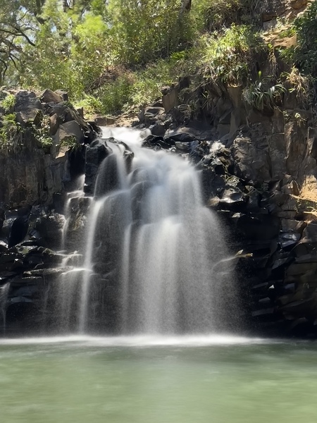 Lower Falls Twin Falls Maui Hawaii by Leslie Affeldt Photography