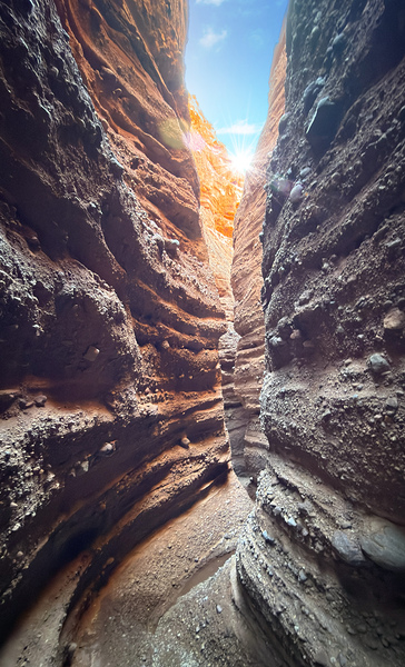 Sunlight in Knife Canyon Print