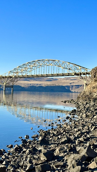 Vantage Bridge -vertical by Leslie Affeldt Photography