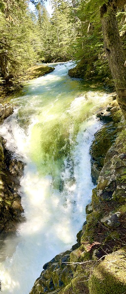Deception Falls -1 by Leslie Affeldt Photography