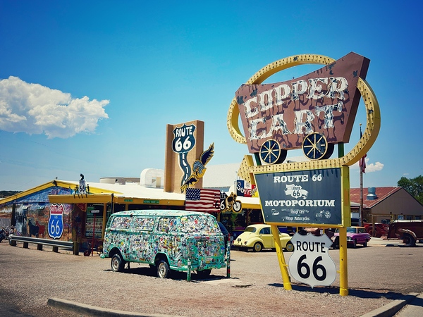 Copper Cart -Seligman Az by Leslie Affeldt Photography
