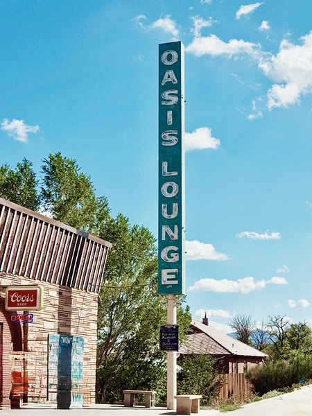 Oasis Lounge - Ash Fork Az - Route 66 Print