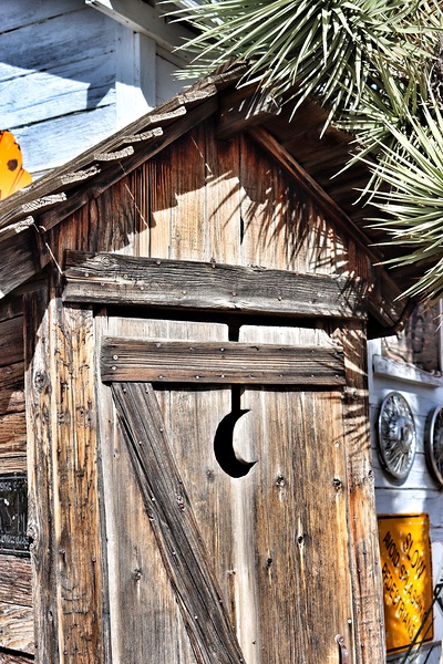 Outhouse -2 by Leslie Affeldt Photography