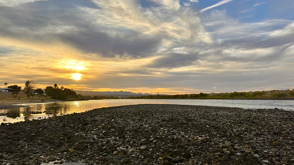 Sunrise on the Colorado 3 by Leslie Affeldt Photography