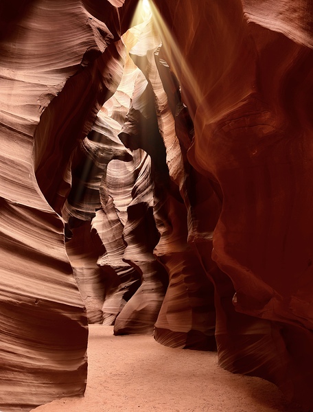 Upper Antelope Canyon -1 by Leslie Affeldt Photography