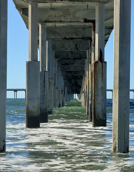 The pier at Ocean Beach San Diego - color Print