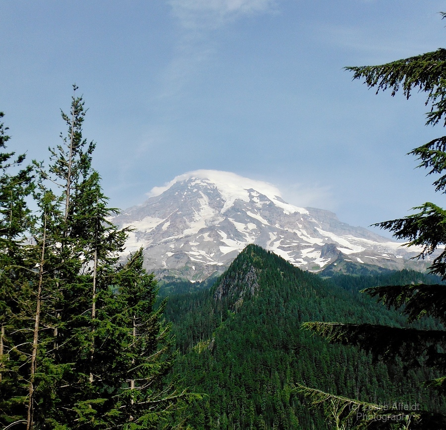 Mt Rainier - square  Print