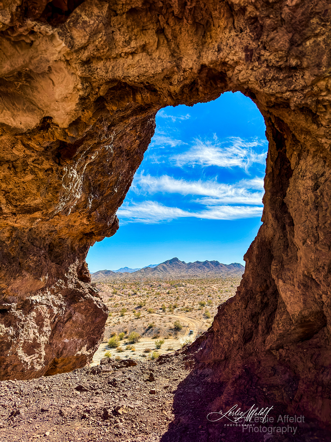Eye of the Needle Mohave Desert  Print