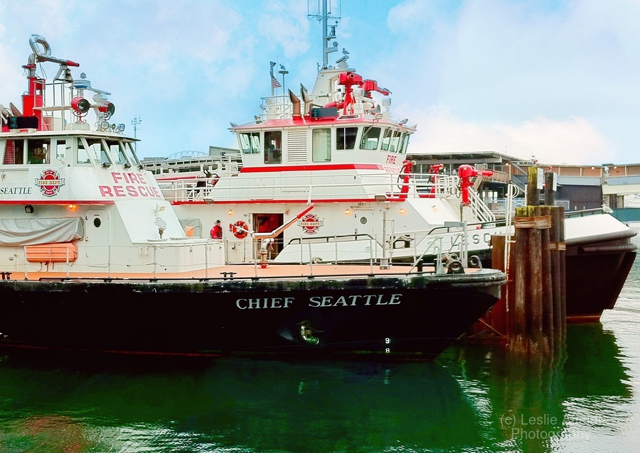 Chief Seattle Fire Boat  -1  Print
