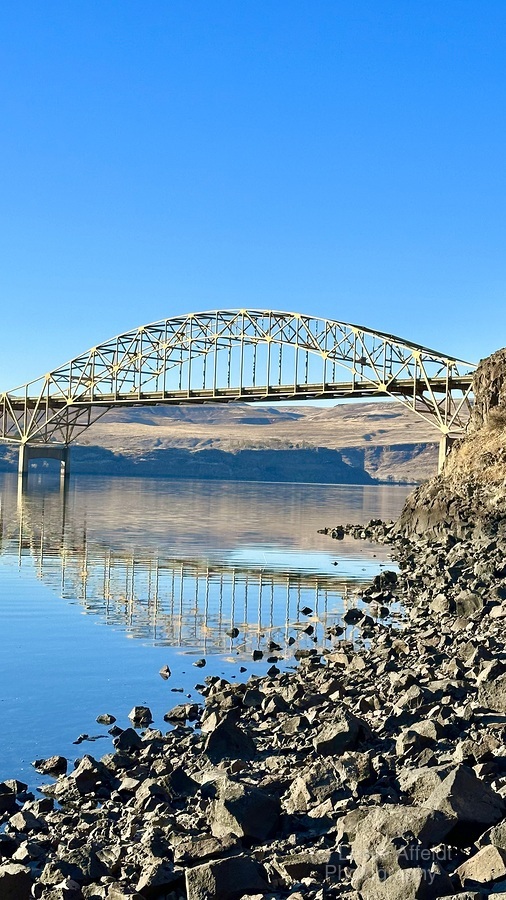 Vantage Bridge -vertical  Print