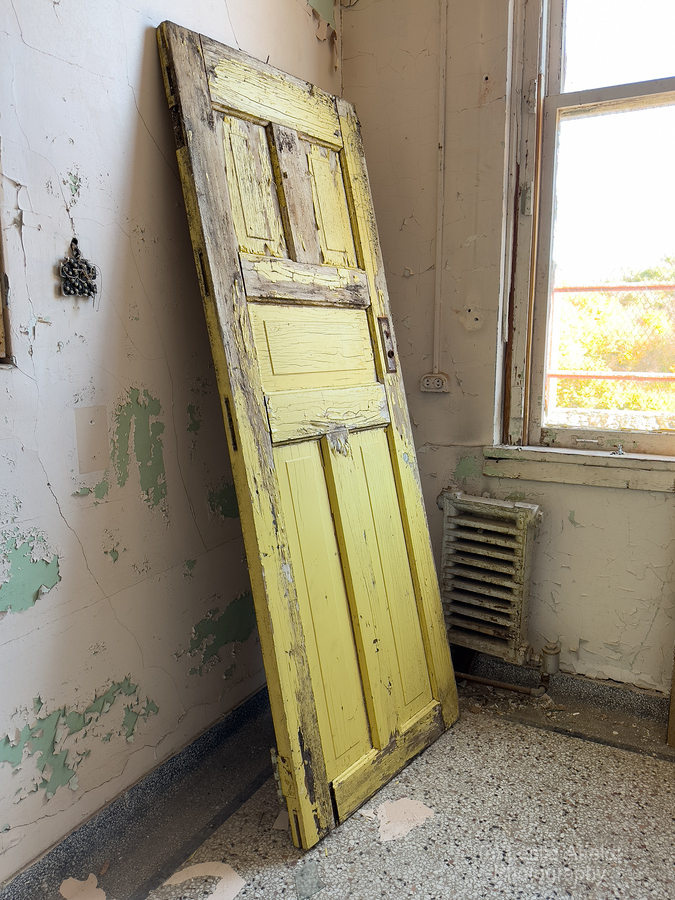 Old yellow door -2  Print