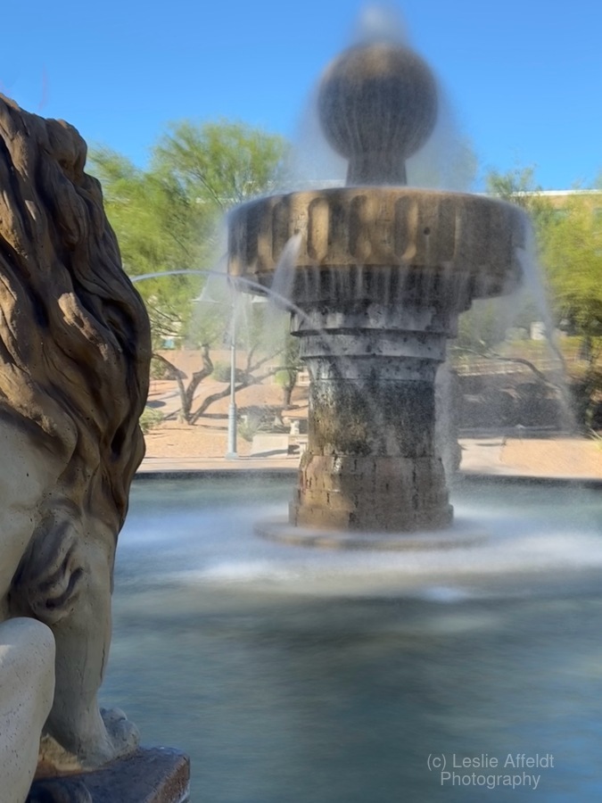 Fountain at English Village  Print