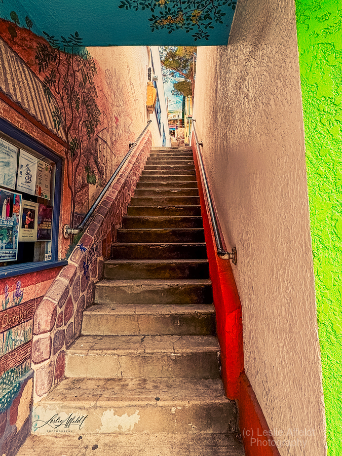 Bisbee Staircase -1  Print