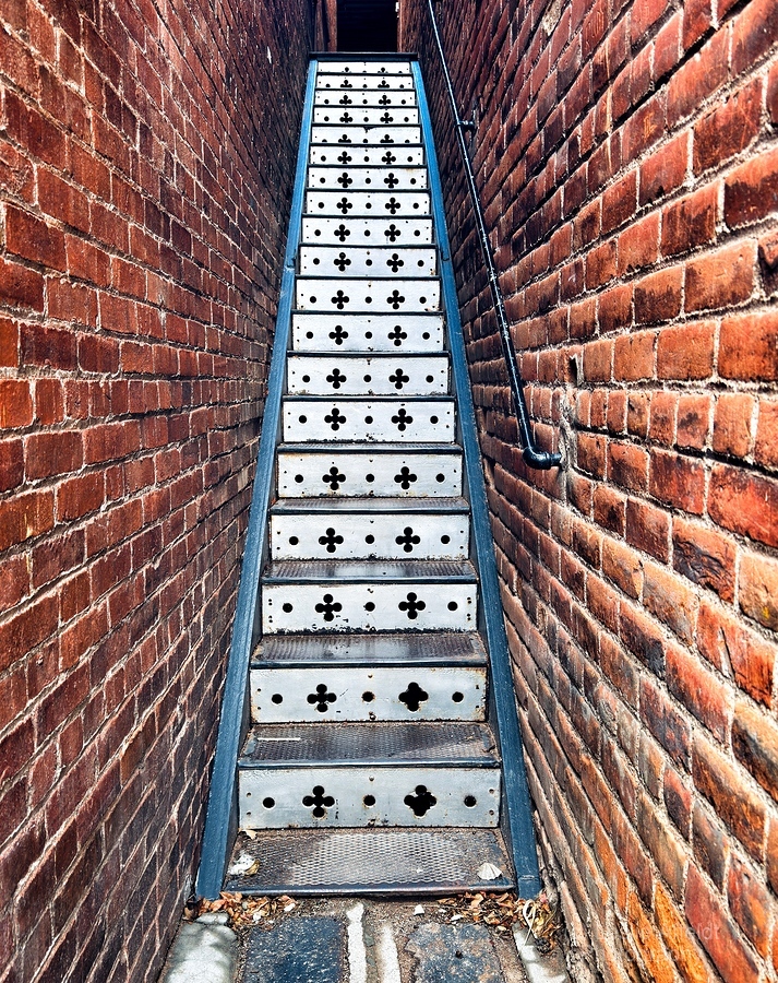 Bisbee Staircase -2  Print