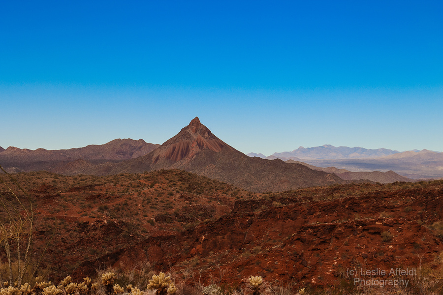 Artillery Peak Alamo Lake AZ  Print