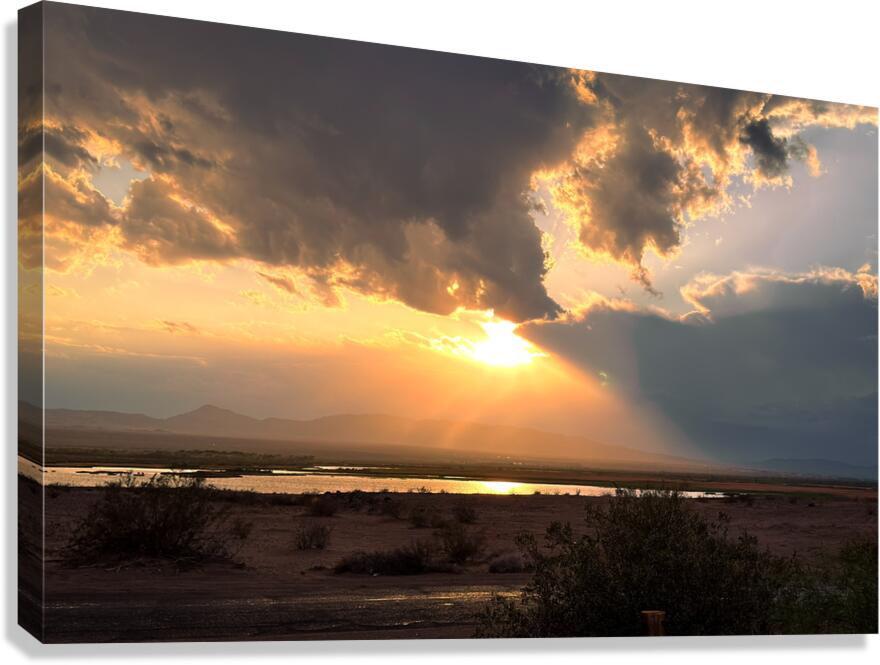 Beauty within the Storm Canvas Print