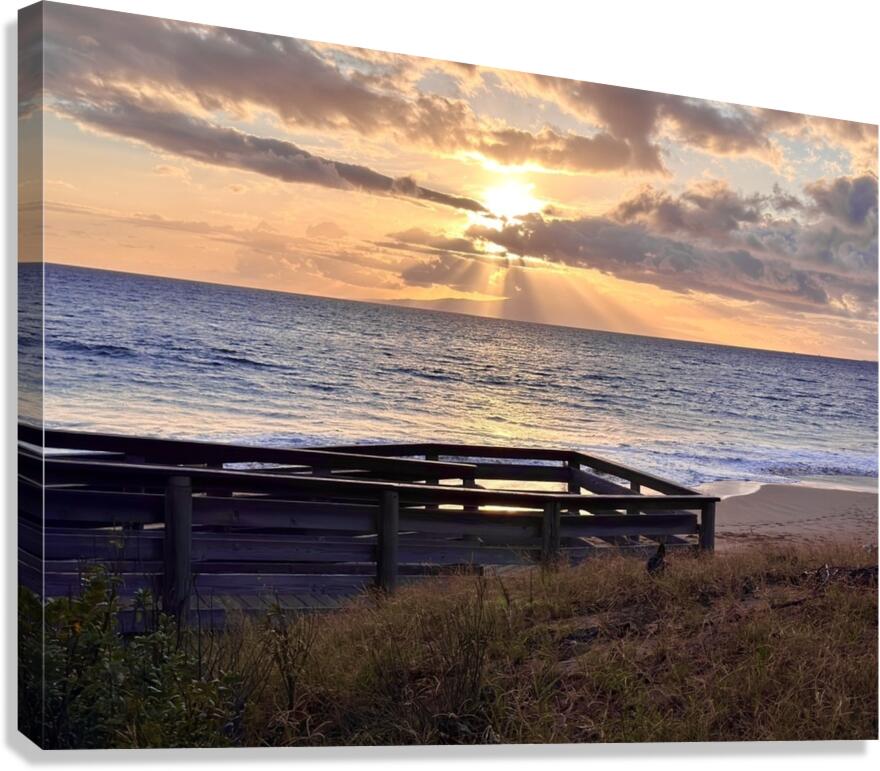 Sunset in Kihei Maui Canvas Print