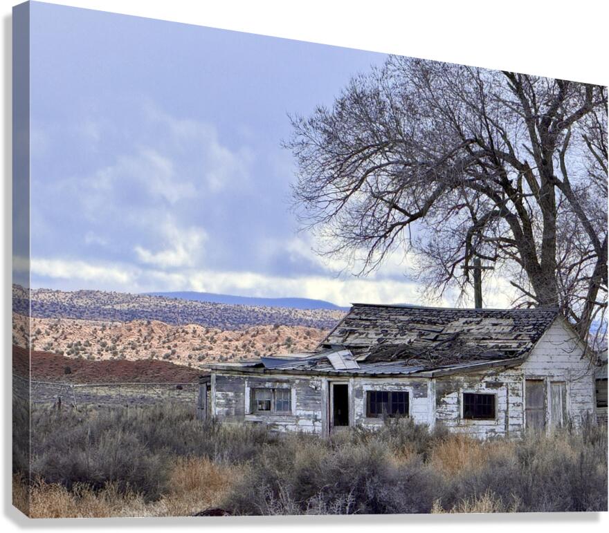 Farmhouse Decay - horizontal Canvas Print