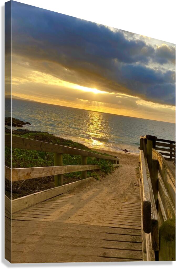 Kihei Sunset 1 Canvas Print