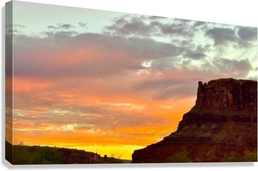 Utah Sunset Canvas Print