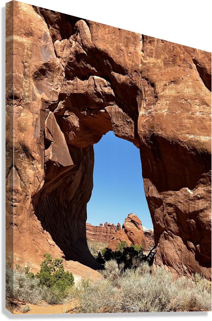 Window Rock Canvas Print