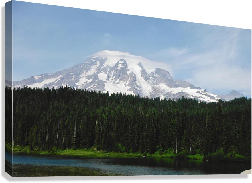 Mt Rainier - horizontal Canvas Print