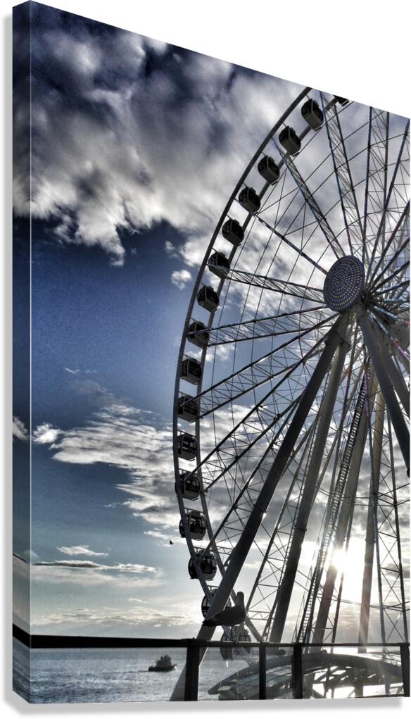 The Seattle Great Wheel Canvas Print