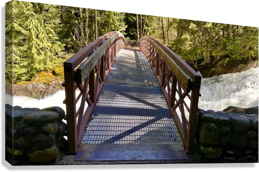 Bridge over Deception Falls Canvas Print