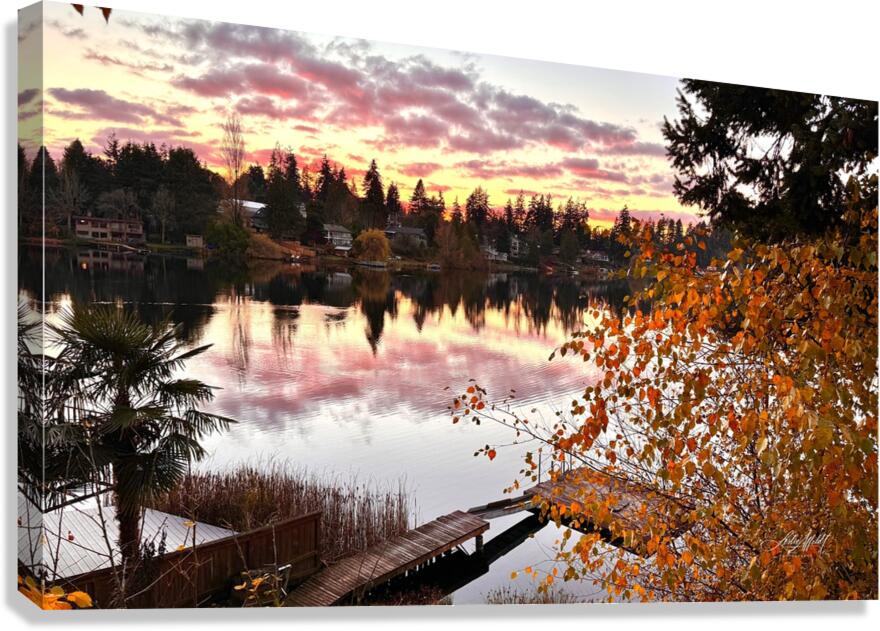 Star Lake Washington - 1 Canvas Print