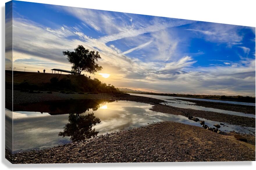 Sunrise on the Colorado -1 Canvas Print