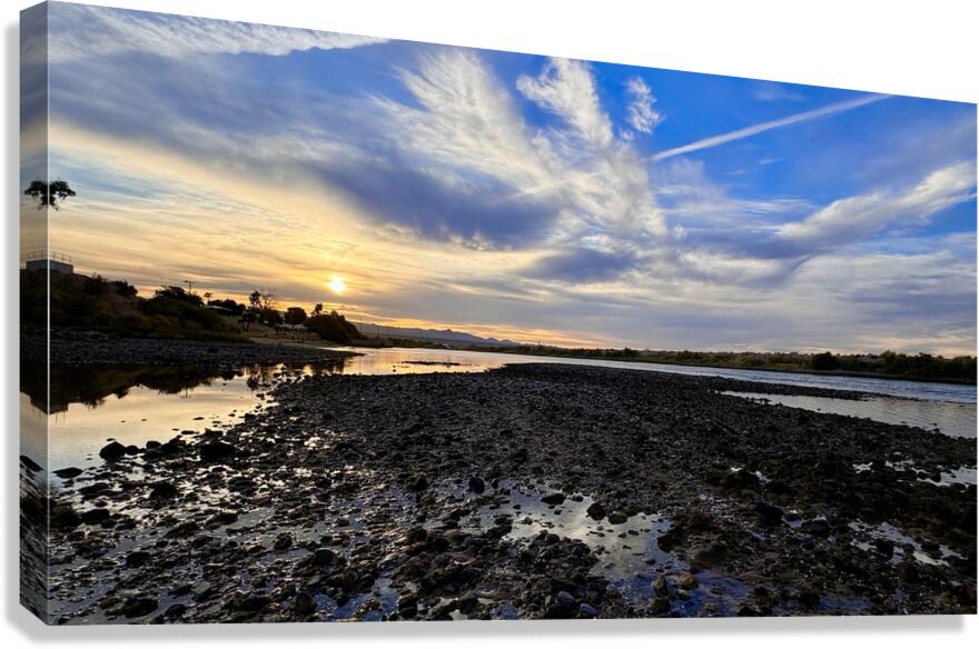Sunrise on the Colorado 2 Canvas Print