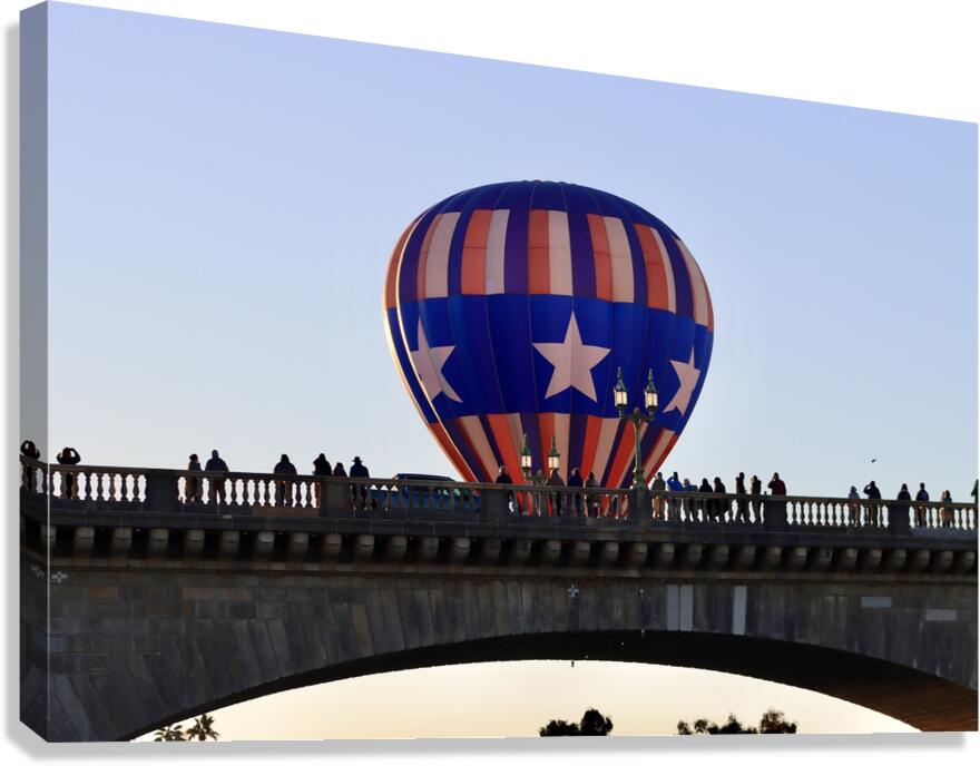 Balloons at the Bridge -4 Canvas Print