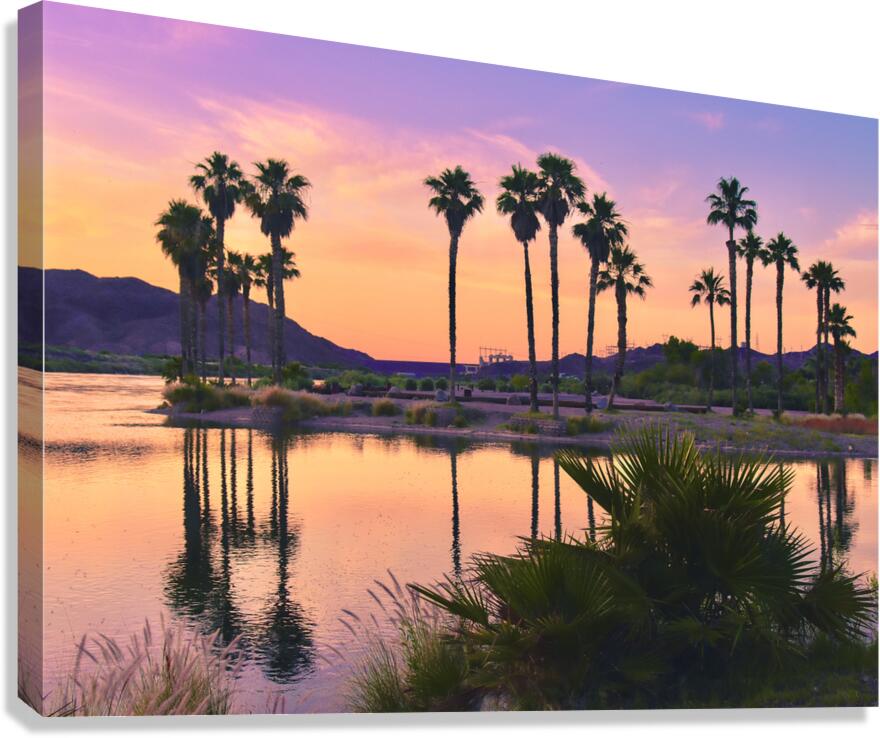 Sunset at Davis Camp -1 Canvas Print