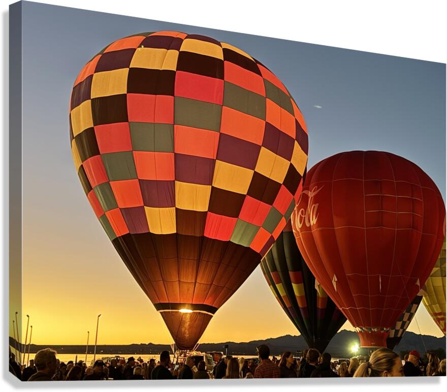 Havasu night glow -3 Canvas Print