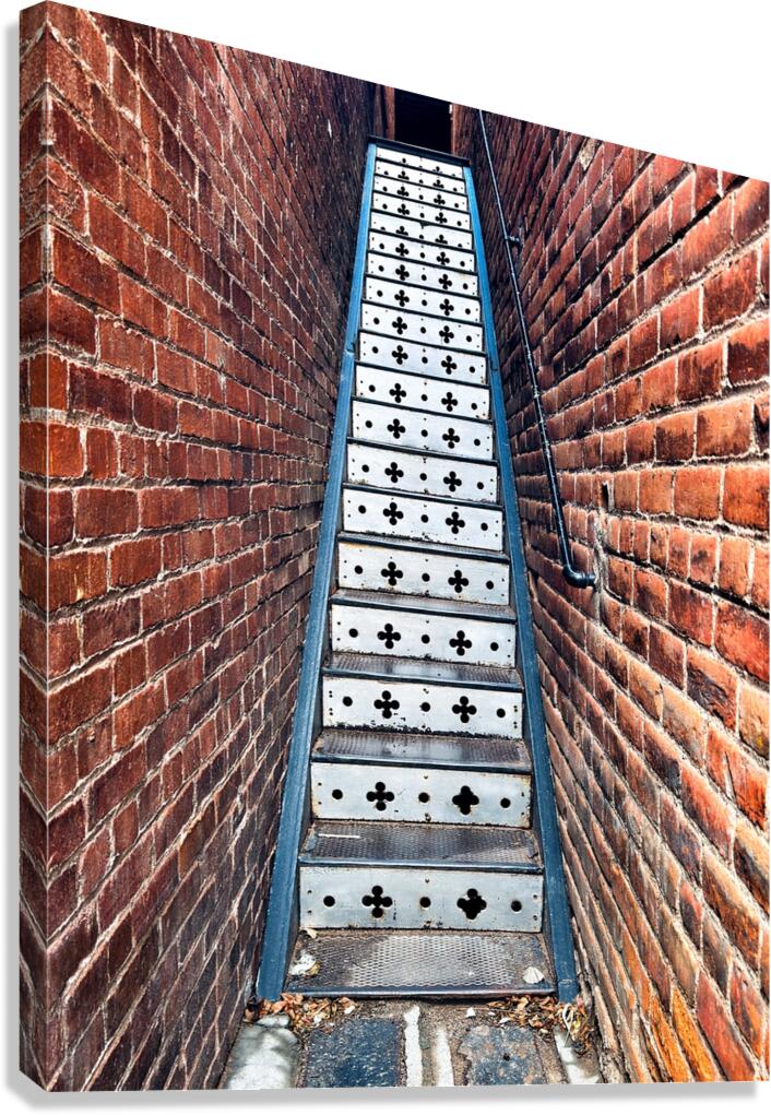 Bisbee Staircase -2 Canvas Print