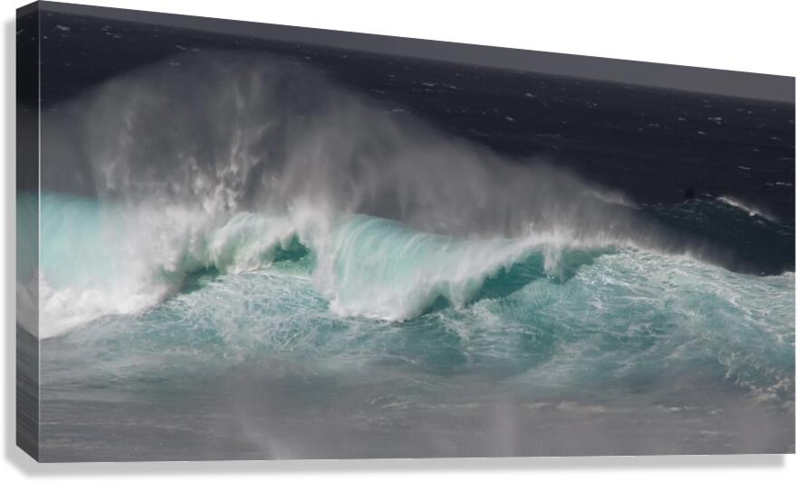 The Turquoise Wave Canvas Print