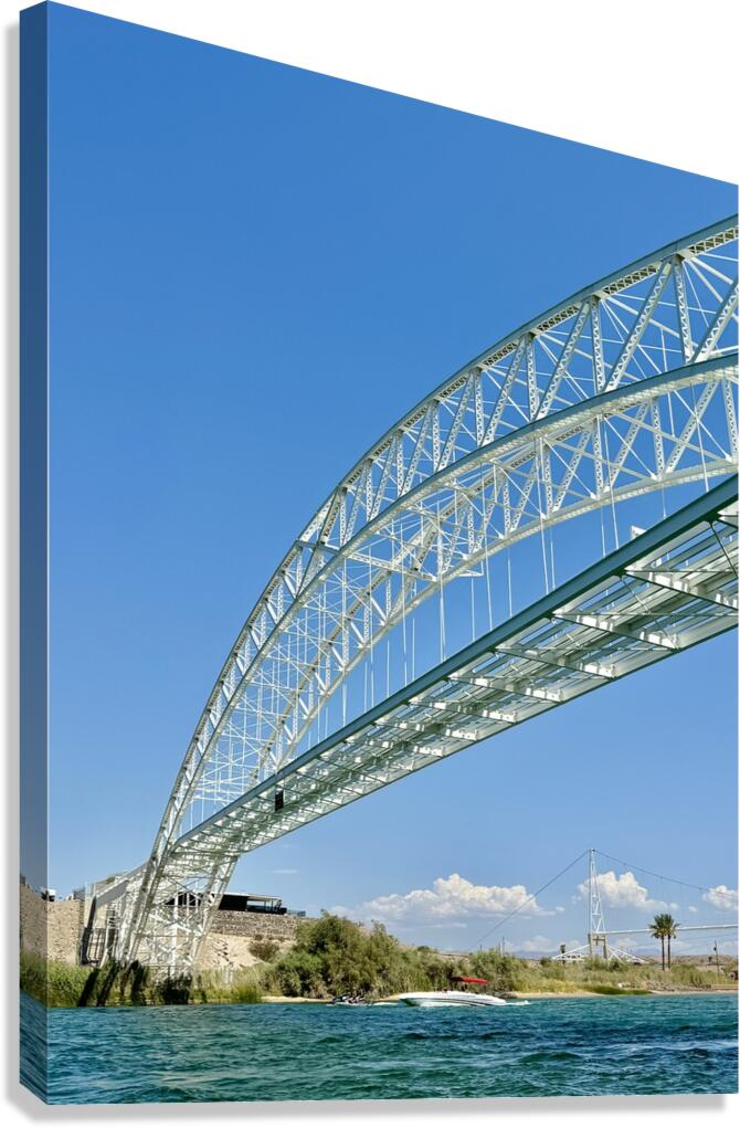 The bridge at Topock Canvas Print