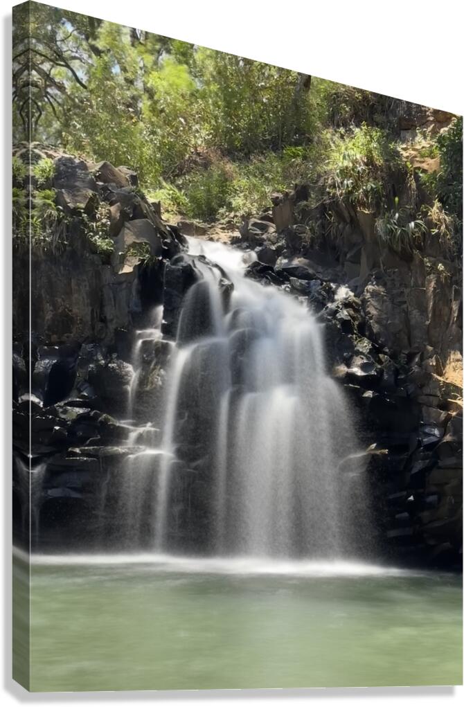 Lower Falls Twin Falls Maui Hawaii Canvas Print